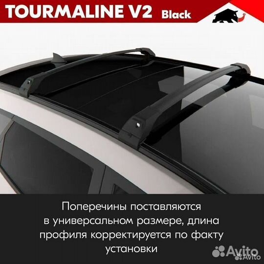 Багажник turtle Black audi A4 Avant B8, B9 2009+