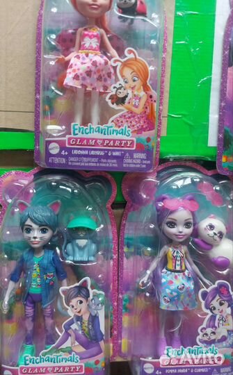 3 куклы Enchantimals для Авито-доставки