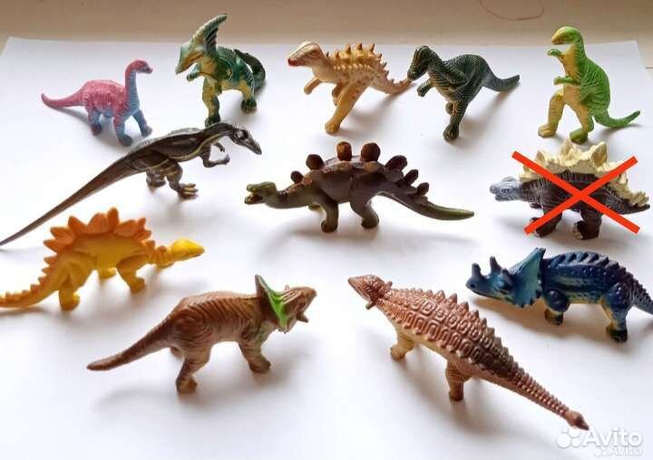 Коллекция лягушки, динозавры, крокодилы