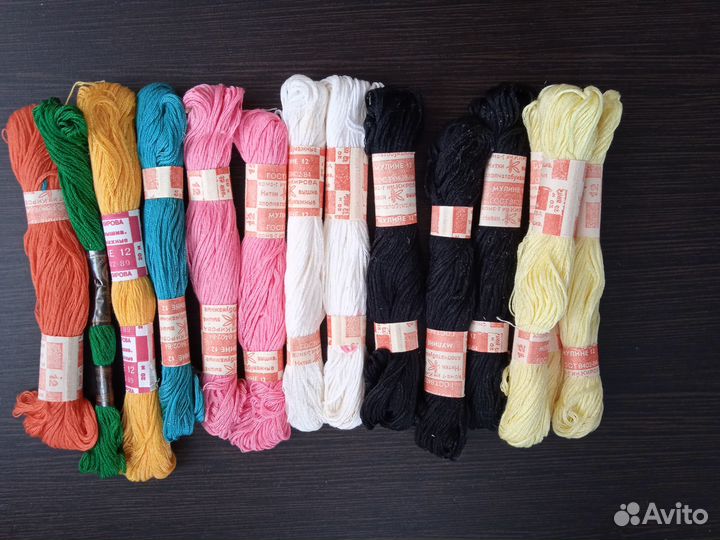 Нитки мулине СССР