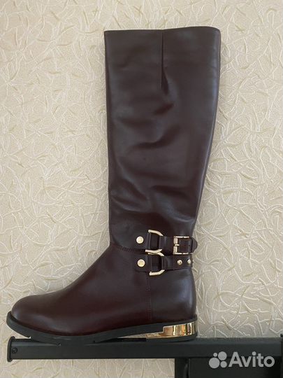 Сапоги демисезонные женские 38 натуральные