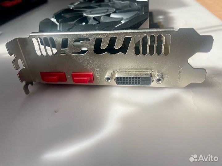 Видеокарта MSI GeForce GTX 1050 Ti OC GTX 1050 TI