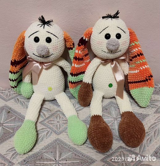 Новогодний гном.Игрушка связанная крючком