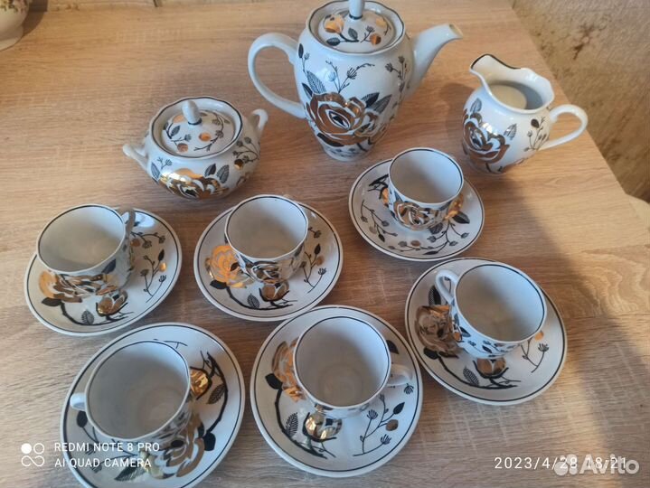 Сервиз новый кофейный