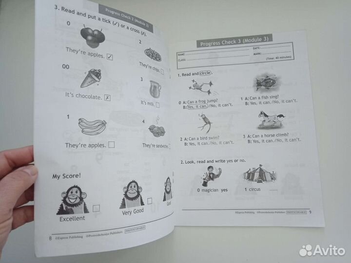Spotlight 2 test booklet - книга с тестами