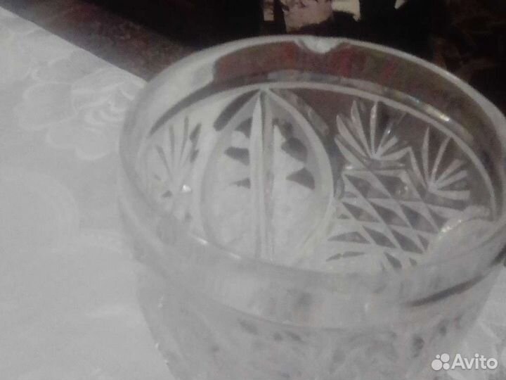 Хрустальные фужеры,3 шт, цена за все,Торг