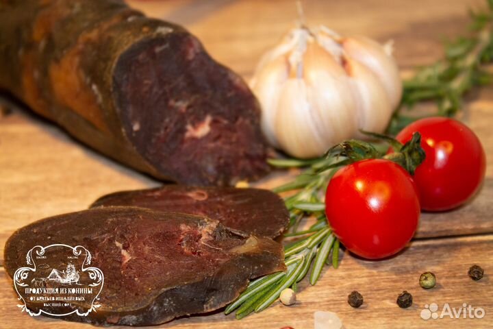 Колбаса из конины