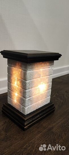 Декоративный светильник из морской соли Сольфея