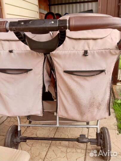 Прогулочная коляска для двойни бу