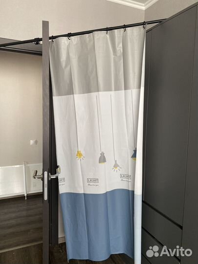 Шторка для ванной 180х80 см