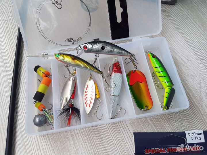 Спиннинг Kaida с катушкой