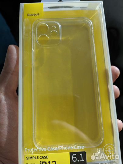 iPhone 12 прозрачный фирменный чехол