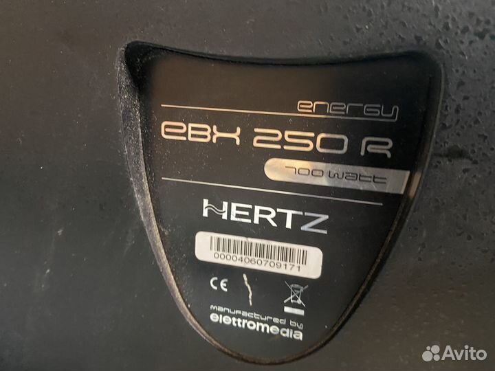 Корпус сабвуфера hertz EBX250R без гриля