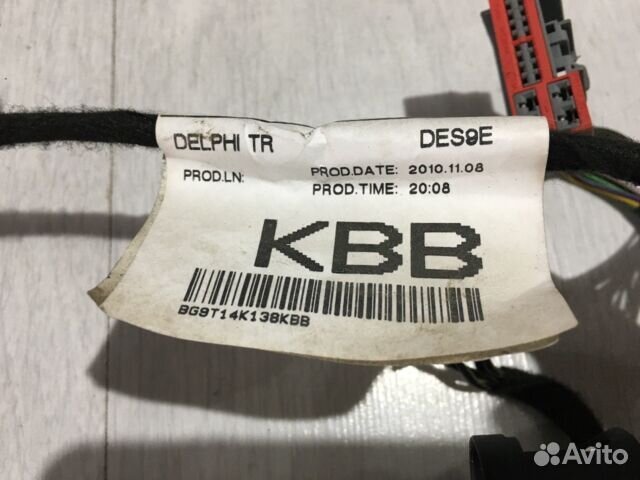 Проводка передней двери ford mondeo 4 рест 2.0 мт