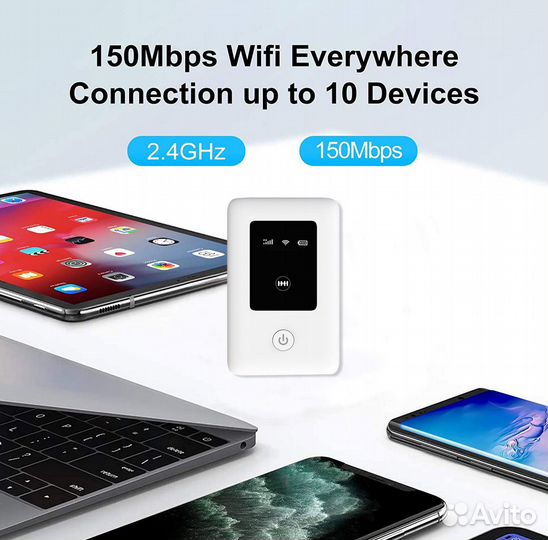 4G LTE WiFi переносной роутер с батареей