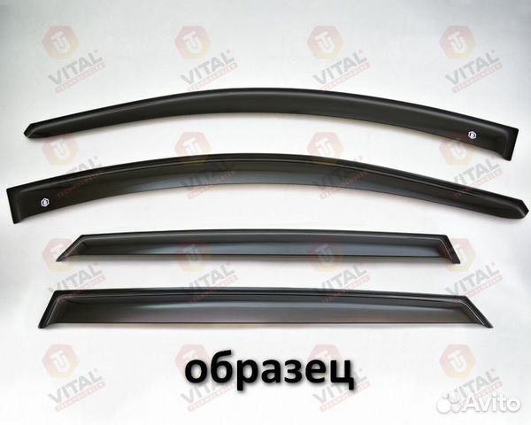 Дефлекторы окон (ветровики) Fiat Albea