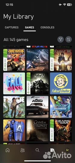 Около 100 лицензионных игр Xbox