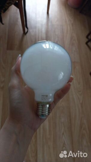 Лампочки светодиодные, тёплые