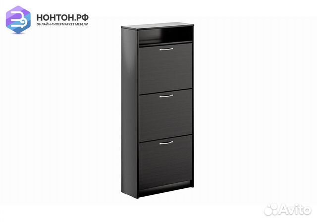 Тумба для обуви Орион 3 ячейки дуб венге