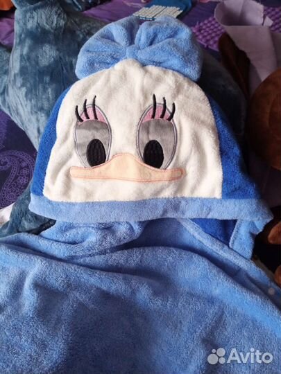 Полотенце для детей с мультяшным капюшоном