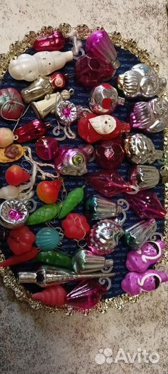 Елка малютка СССР с игрушками