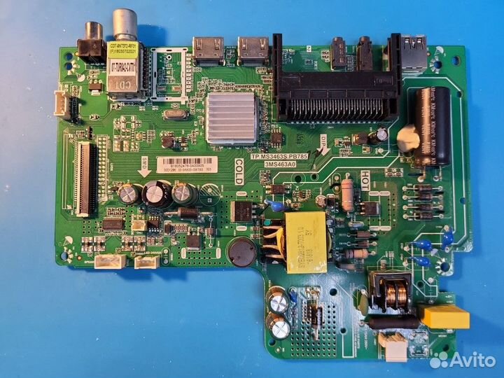 Main board, power, LED