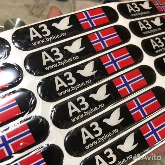 Эпоксидная смола, наклейка 3Д