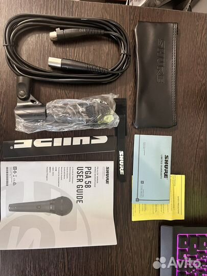 Микрофон Shure pga58-xlr-e