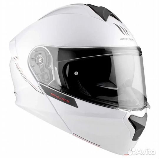 MT Helmets Genesis SV modular helmet Белый (размер