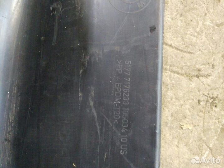 Накладка порога наружняя левая Bmw X6 E71