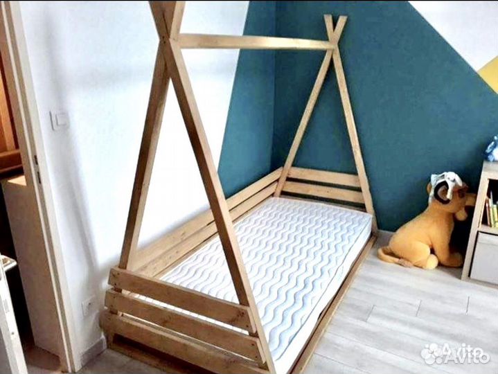 Кроватка вигвам, кроватка домик детская