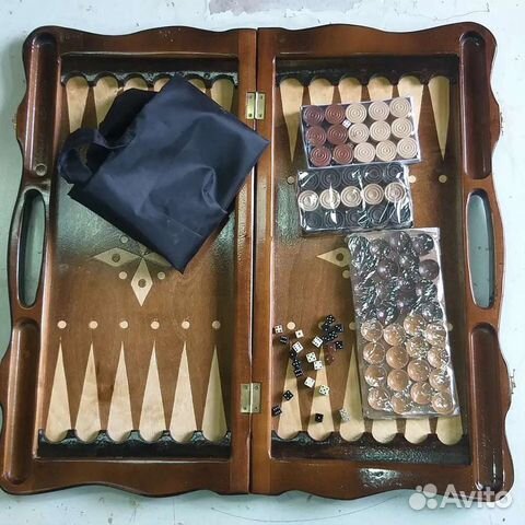 Нарды шахматы ручной работы резные