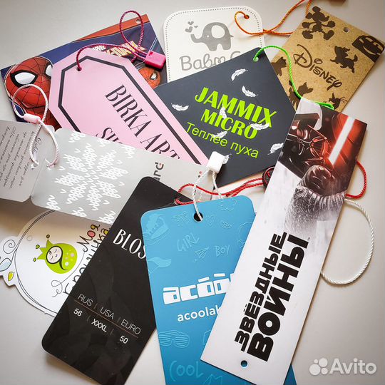 Изготовление жаккардовых бирок, этикеток, ярлыков