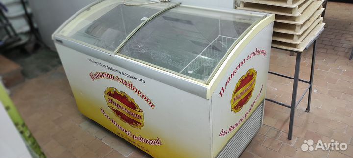 Морозильный ларь, витрина