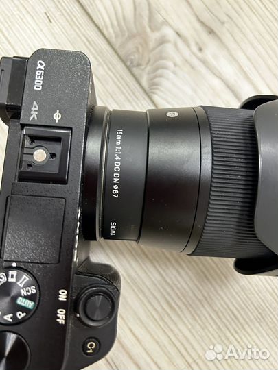 Sony alpha 6300,sigma 16mm 1.4, sony 1.8 36 mm