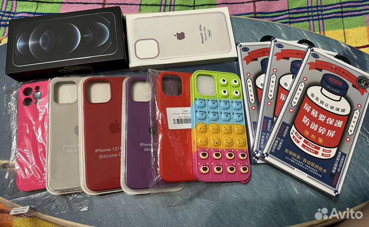 Чехлы iPhone 12/12 pro стекло Remax