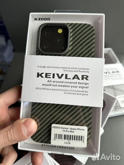 Чехол kzdoo Keivlar 15 Pro Max