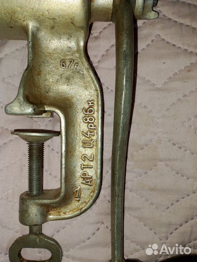 Мясорубка СССР ручная