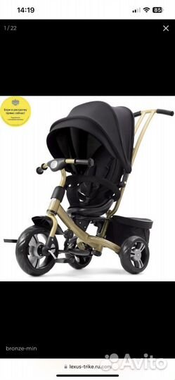 Детский велосипед с ручкой Lexus Trike