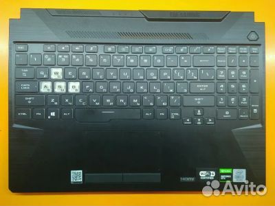 Клавиатура верхняя панель для Asus FX506 подсветка