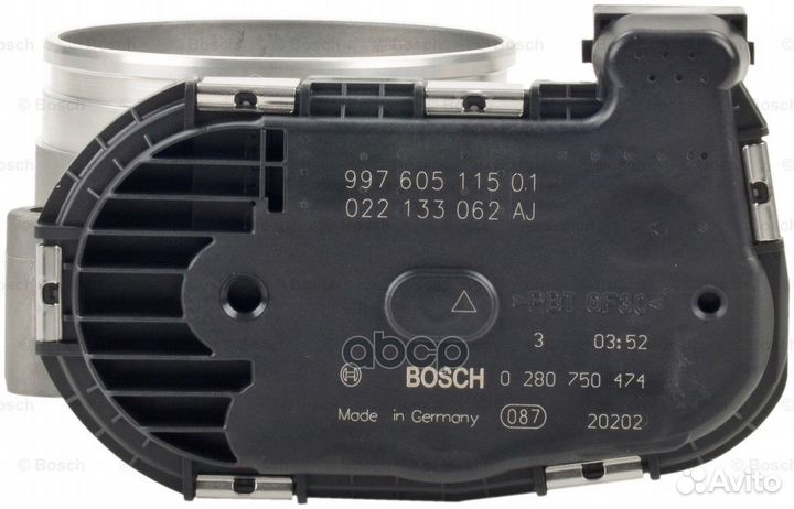 Корпус дроссельной заслонки 0 280 750 474 Bosch