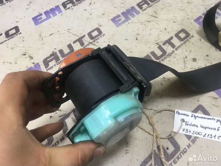 Ремень безопас. задний Тойота Королла Е120 седан