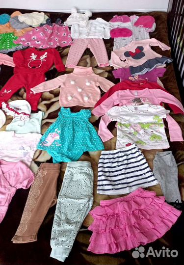 Вещи пакетом для девочки от 0+