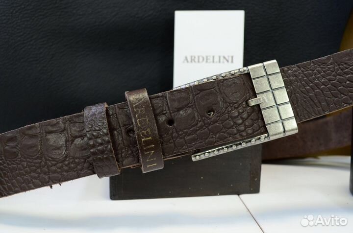 Мужской кожаный ремень