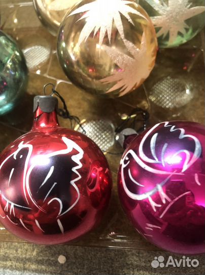 Елочные игрушки СССР