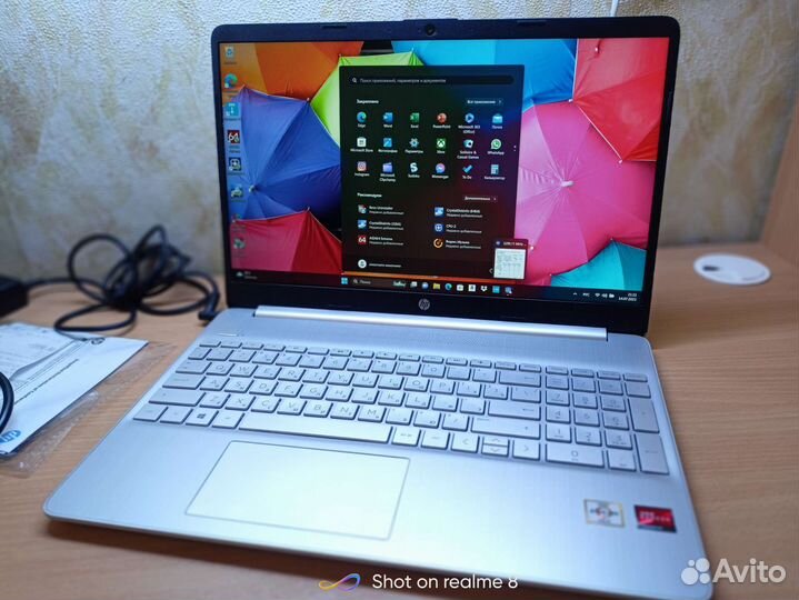 HP AMD Athlon Gold 8Gb/FullHD IPS/SSD 256 Gb