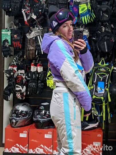 Комбинезон горнолыжный сноуборд женский новый 04