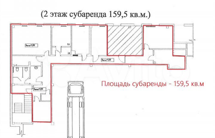 Офис, 159.5 м²