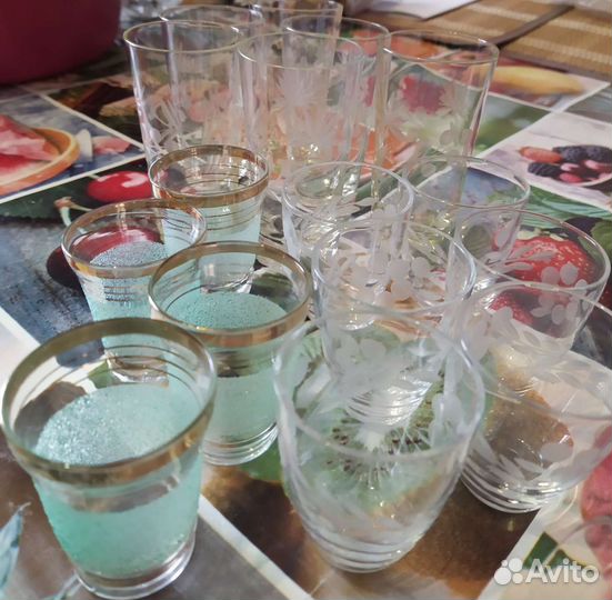 Бокалы фужеры рюмки СССР