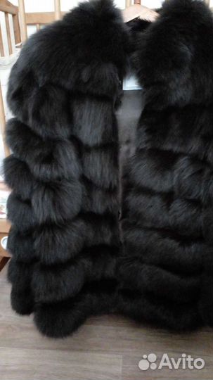 Шуба песец трансформер натур